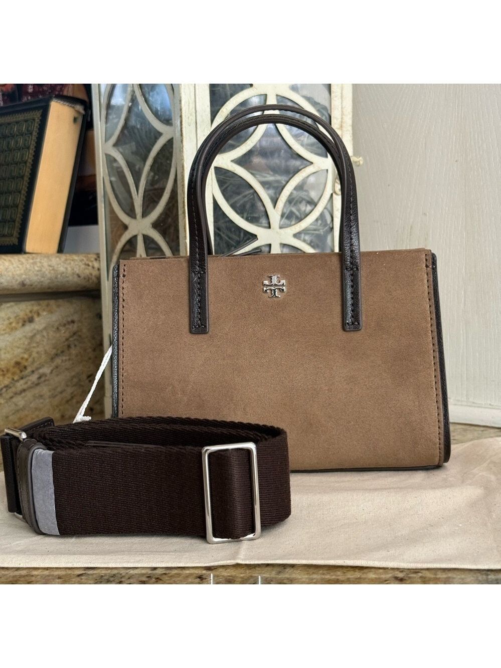 New Tory Burch Blake  mini top handle crossbody women’s  Bag